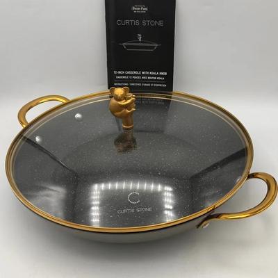 Curtis Stone - 12” Casserole With Koala Knob - New In Box