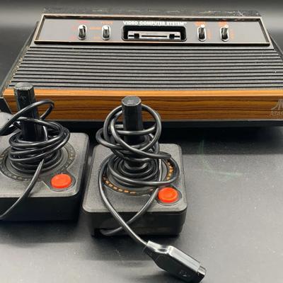 Atari 2600 Video Game Console with Two Joysticks
