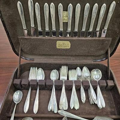 National Sterling Silver Flatware Set with Case – Cameo Silverplate Co.