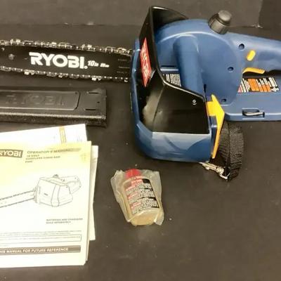 Ryobi P540 18V Cordless Chain Saw – 10" Bar (Battery Not Included)