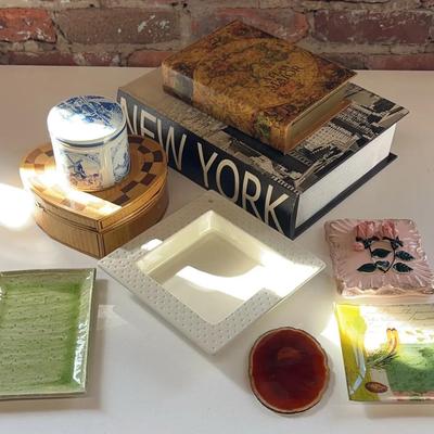 Lot Of Living Room Storage & Ceramic Trays