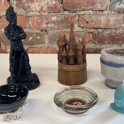 Vintage Souvenirs And Homemade Pottery