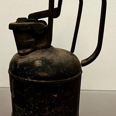 Antique Justrite Safety Can - Oil, Gas, Kerosene Can