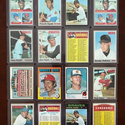 1970s Vintage Topps Baseball Cards. Willie McCovey, Tony Perez, Orlando Cepeda, and More