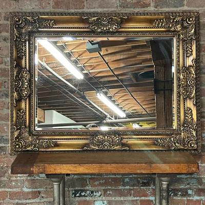 Rococo Style Composite Framed Wall Mirror