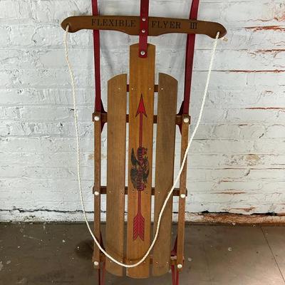 Vintage Flexible Flier III Sled