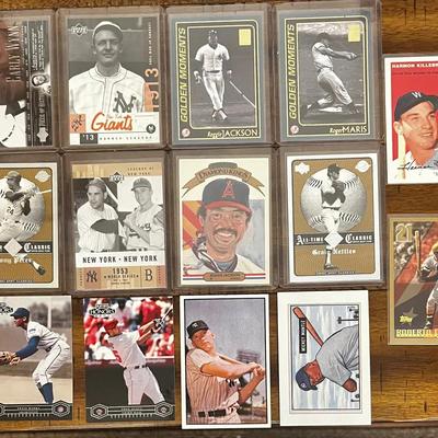 14 - Collectible HOFs Baseball Cards
