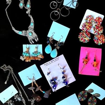 Bohemian Beaded Earrings (9) Plus Two Sets