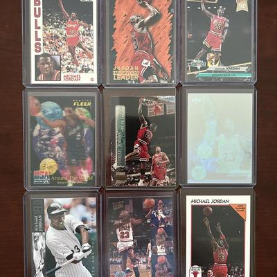 Michael Jordan Basketball Cards. Hardwood Leaders, Tops Archive, Hologram Inserts and More