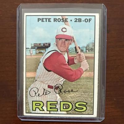 1967 Topps Baseball Card. Pete Rose - Cincinnati Reds. Card #430