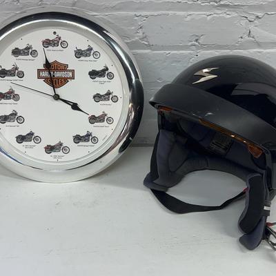 Vintage Style Harley Davidson Wall Clock