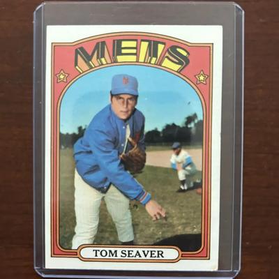 1972 Topps Baseball Card. Tom Seaver - New York Mets. Card #445