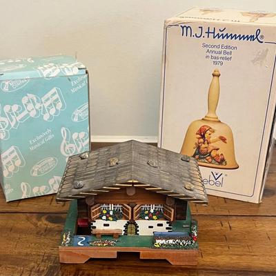 Vintage Collectible Music Boxes, Hummel Bell