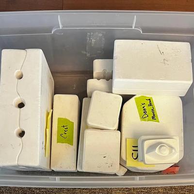 Vintage Lot Of Porcelain & Chalk Doll Molds