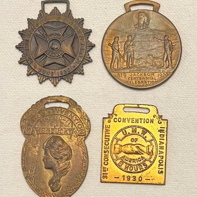 4 - Antique Watch Fobs #1