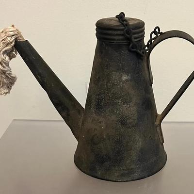 Antique Sante Fe Railroad Oil -Kerosene Can