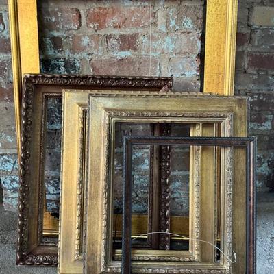 Five Ornate Frames, Some Vintage 