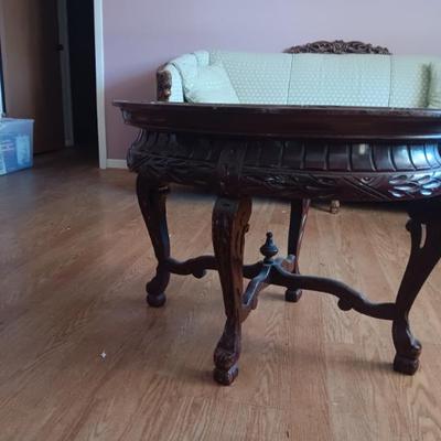 Early American Carved Coffee Table $100 OBO
