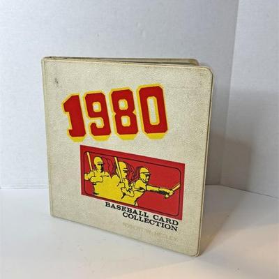 Filled 1980 Baseball Trading Card Collection Album.jpg