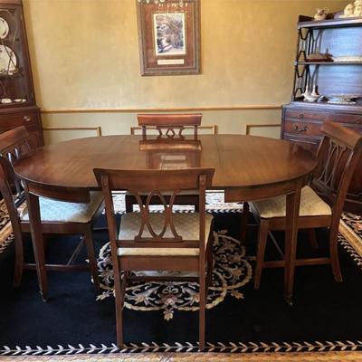 Vintage Mahogany Dining Set.jpg