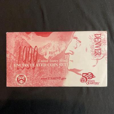 1999 United States Mint - Uncirculated Coin Set Denver