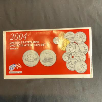 2004 United States Mint – Uncirculated Coin Set Denver And Philadelphia