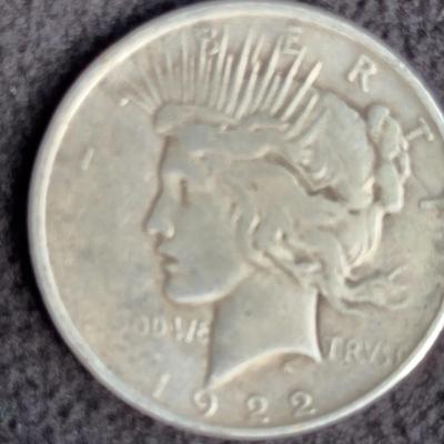 1922 Peace Silver Dollar-Denver 