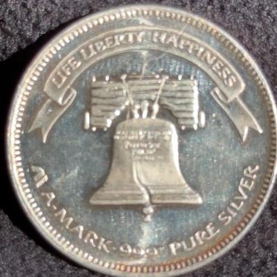1984 A-Mark Liberty Silver Round