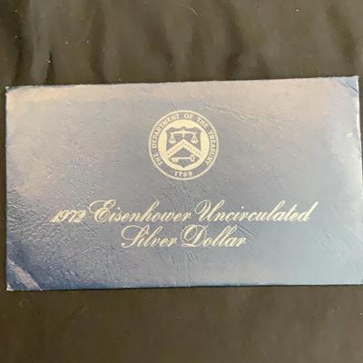 1972 Eisenhower Uncirculated Silver Dollar 