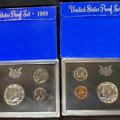 1969 United States Proof Set – San Francisco – Set Of Two