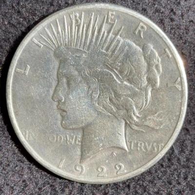 1922 Peace Silver Dollar-San Francisco 