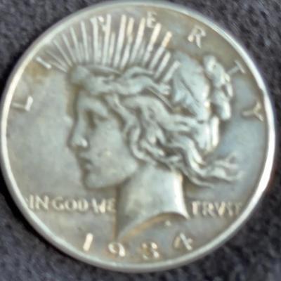 1934 Peace Silver Dollar-San Francisco