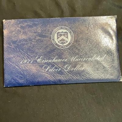 1971 Eisenhower Uncirculated Silver Dollar