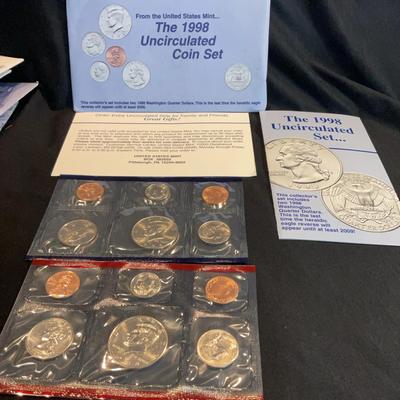 The 1998 Uncirculated Coin Set