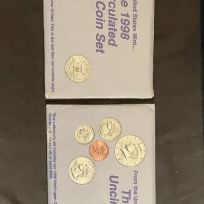 The 1998 Uncirculated Coin Set