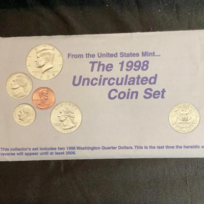 The 1998 Uncirculated Coin Set