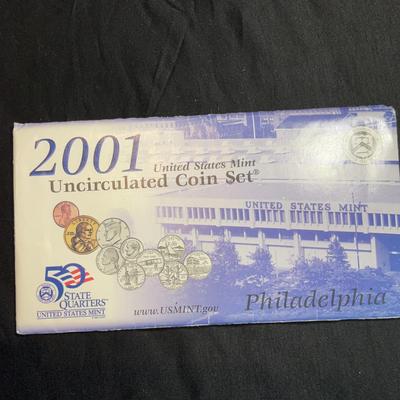 2001 Uncirculated Coin Set – Philadelphia