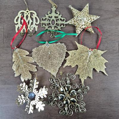 Lot #41 - Gold Tone or Gold Plated Ornaments