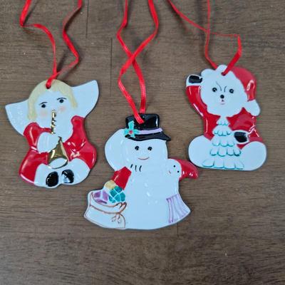 Lot #12 - Rosenthal Classic Germany Porcelain Christmas Ornaments