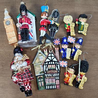 Lot #10 - British Christmas Ornaments