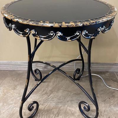 Decorative Tin Metal Table