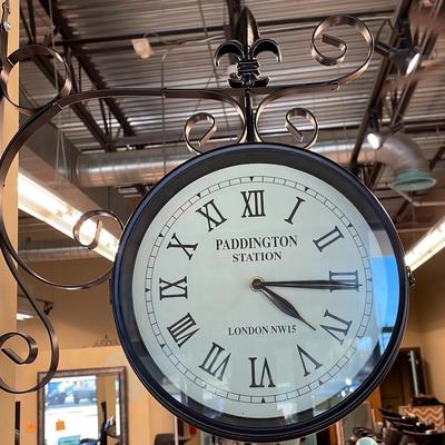 Paddington Station Metal Clock