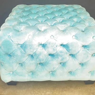 Ottoman in Turquoise