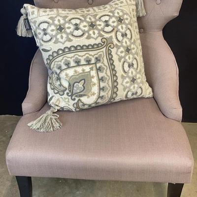 Woven Chair with Pillow