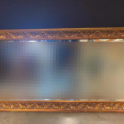 Heavy Gold Mirror