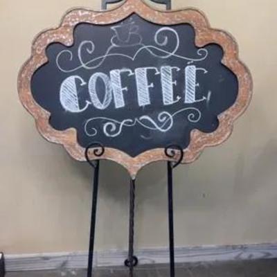Chalkboard And Easel