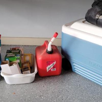 Sale Photo Thumbnail #221: Gas can and Cooler