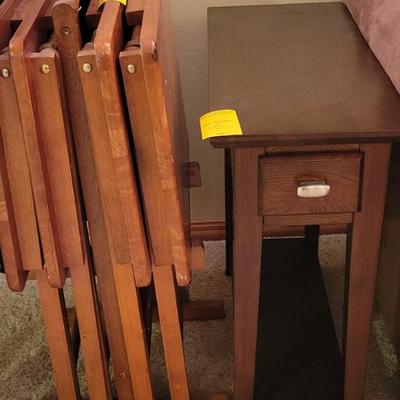 Sale Photo Thumbnail #97: TV Trays and Small Side table 