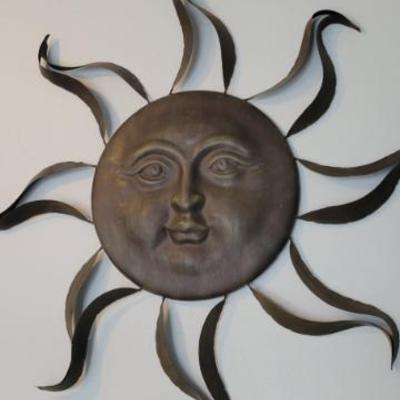 Sale Photo Thumbnail #212: Metal Sun Decor