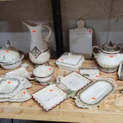 Sale Photo Thumbnail #161: Grassland's Road Christmas Serving Dishes 